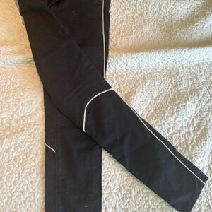 Rag & Bone x Intermix Black Jeans Leather Trim (27)